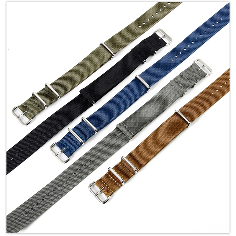 18 20 22 มม.สําหรับ Seiko Sams - Nato Strap Nylon บทวิจารณ์และราคา