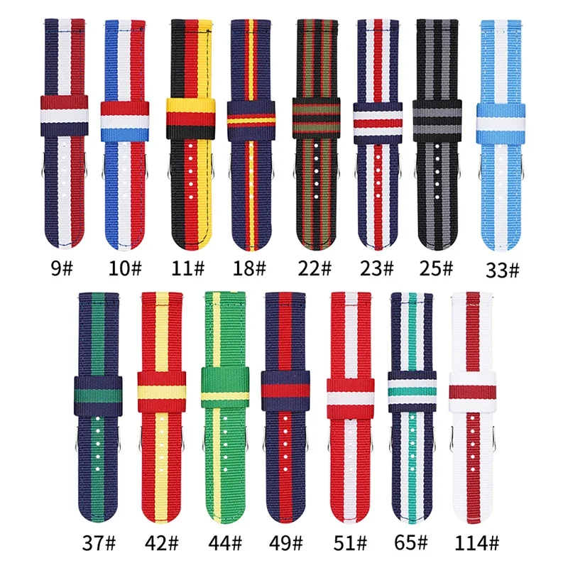 20 มม.22 มม.ไนลอนสําหรับ Samsu - Nato Strap Nylon บทวิจารณ์และราคา