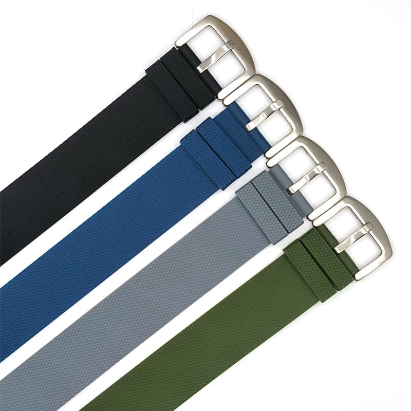 สายนาฬิกายางแบบยูนิเวอร์แซลกริ - Silicone Watch Band 22Mm บทวิจารณ์และราคา