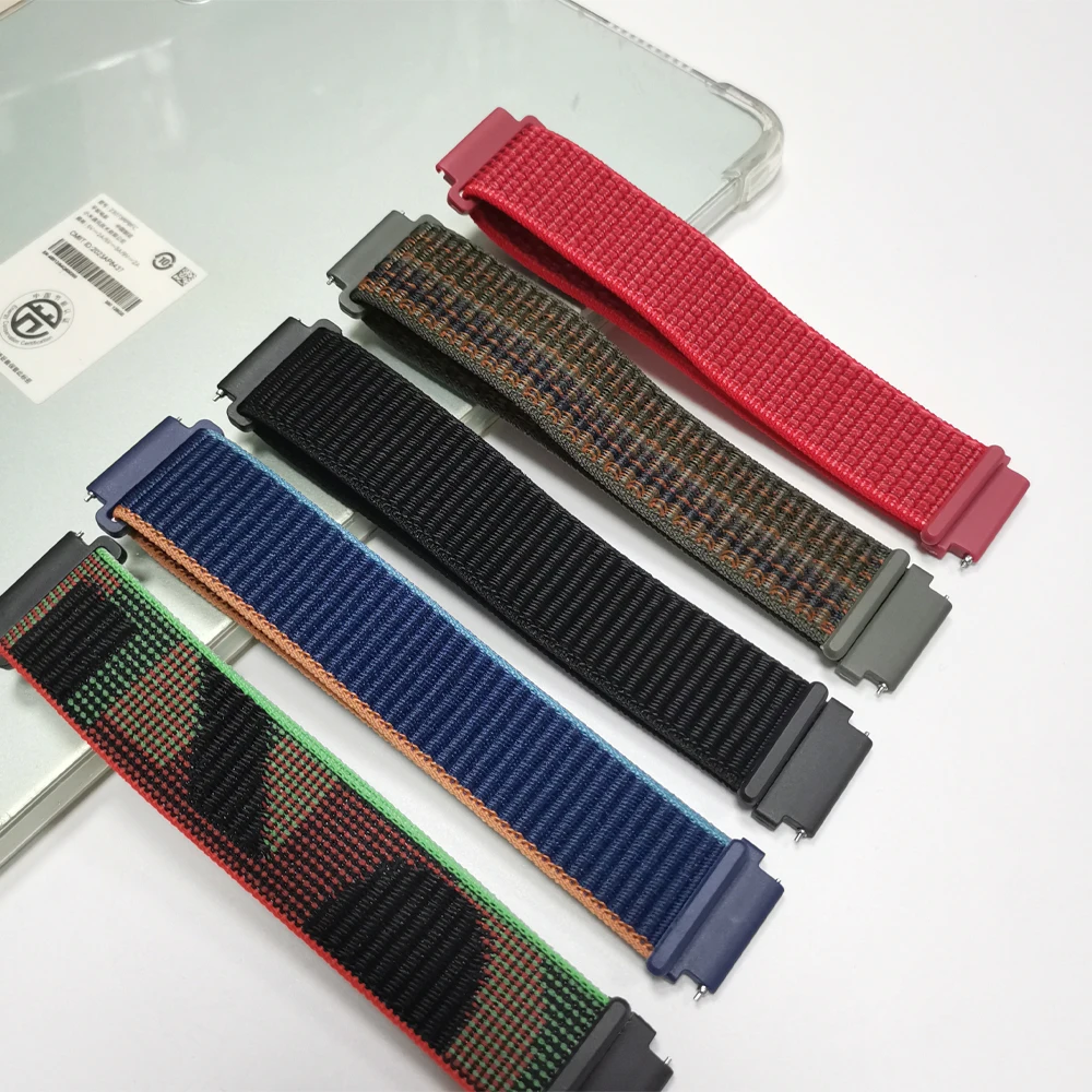 ไนลอนระบายอากาศได้ดีสายนาฬิกาส - Sport Loop Velcro บทวิจารณ์และราคา