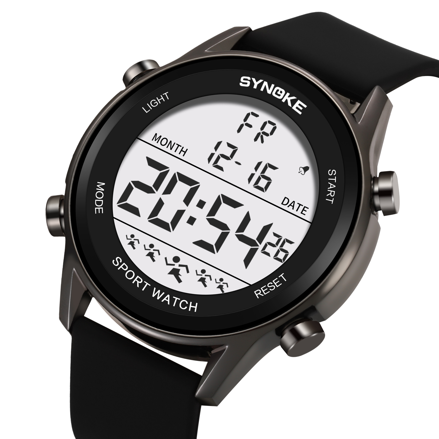 นาฬิกาดิจิตอลสำหรับกันน้ำผู้ชา - Rubber Strap Diver บทวิจารณ์และราคา