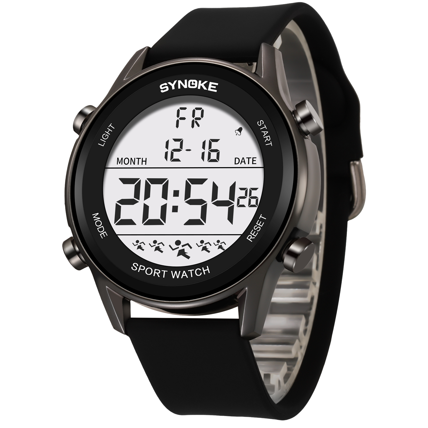นาฬิกาดิจิตอลสำหรับกันน้ำผู้ชา - Rubber Strap Diver บทวิจารณ์และราคา