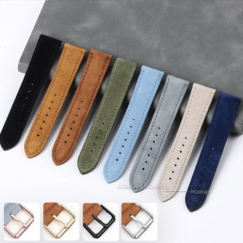 หนังนิ่มหนังแท้สําหรับ Seiko V - Suede Strap Watch บทวิจารณ์และราคา