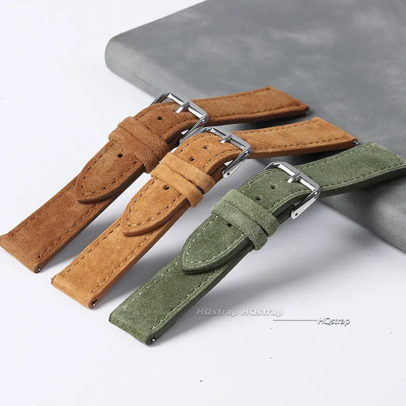 หนังนิ่มหนังแท้สําหรับ Seiko V - Suede Strap Watch บทวิจารณ์และราคา