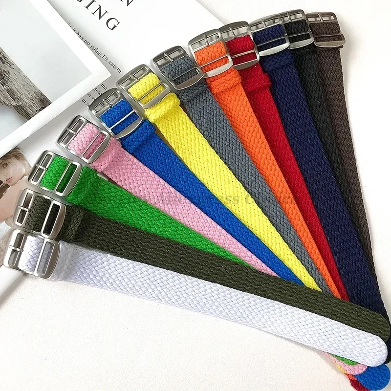 ผ้าทอไนลอนสายรัดข้อมือ 14 มม.1 - Perlon Strap Woven บทวิจารณ์และราคา