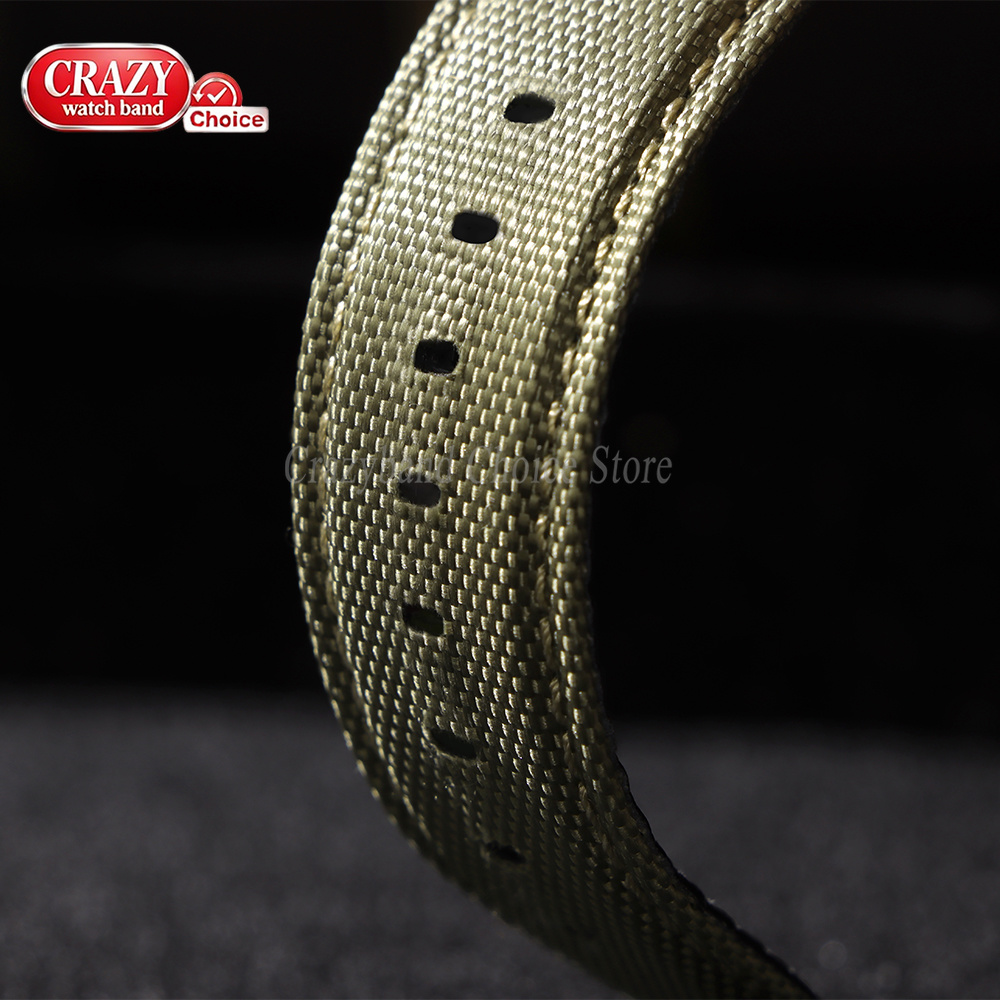 20 มม. 22 มม. สายนาฬิกาผ้าใบหน - Canvas Strap Watch บทวิจารณ์และราคา