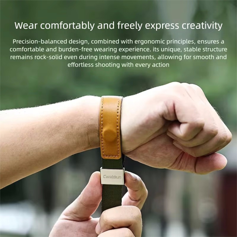 สายคล้องข้อมือกล้องแบบปลดเร็ว  - Leather Strap Quick Release บทวิจารณ์และราคา