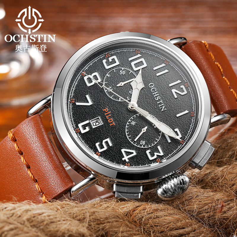 OCHSTIN สายหนังแท้นาฬิกาข้อมือ - Leather Watch Band Men บทวิจารณ์และราคา