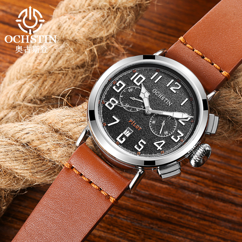OCHSTIN สายหนังแท้นาฬิกาข้อมือ - Leather Watch Band Men บทวิจารณ์และราคา