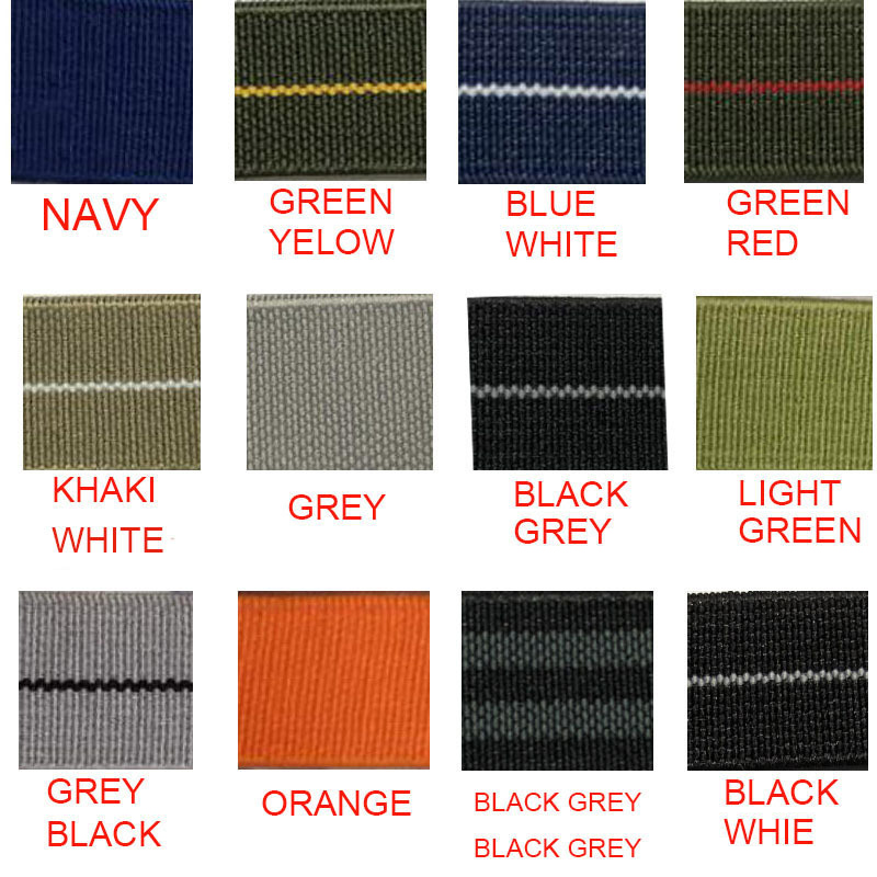 ร่มชูชีพไนลอน 18 มม.20 มม.22 ม - Parachute Strap Elastic บทวิจารณ์และราคา