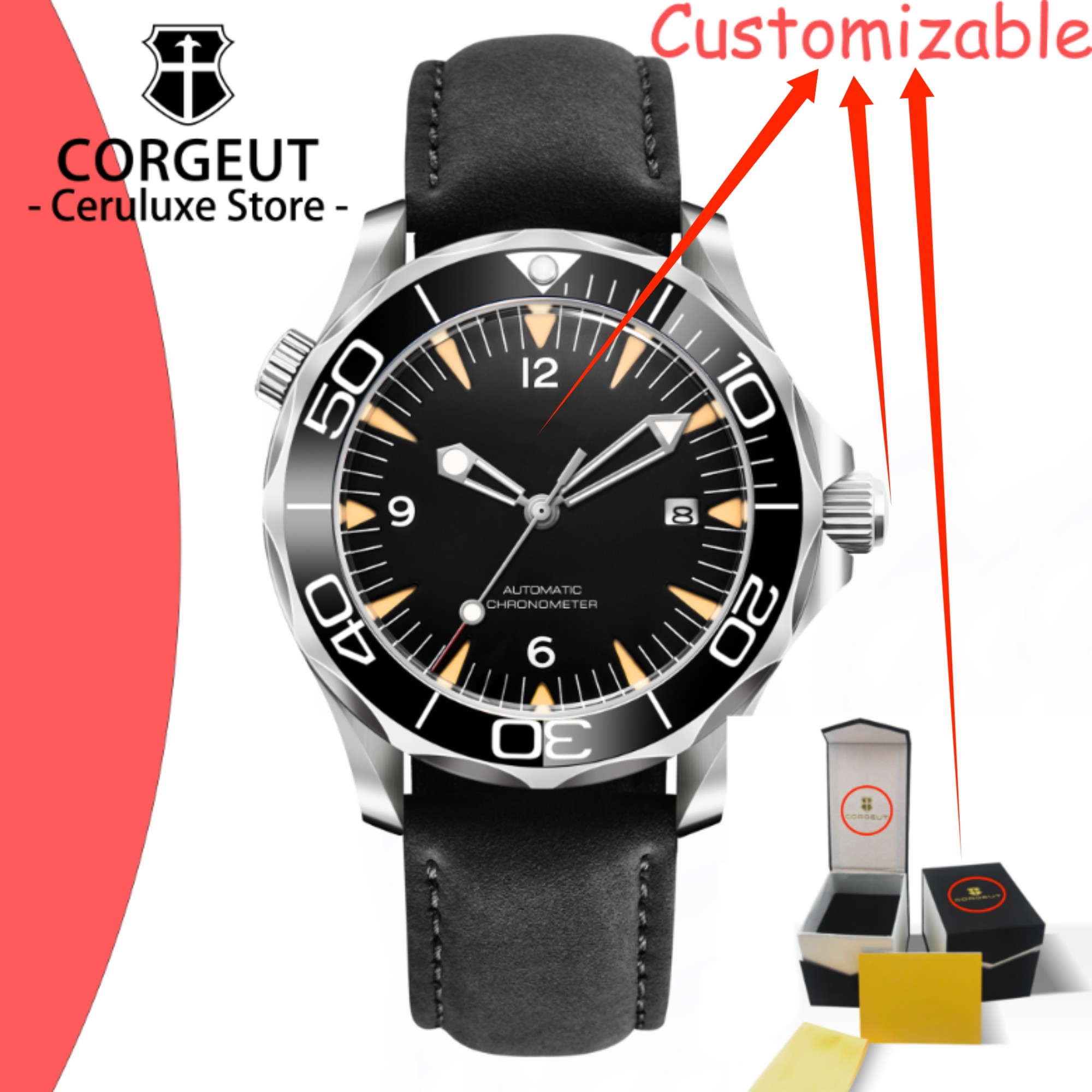 นาฬิกาดำน้ำแบบอัตโนมัติ รุ่นให - Stainless Bracelet Diver บทวิจารณ์และราคา